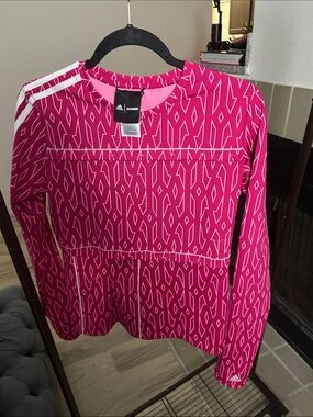 Adidas x Ivy Park Pink Monogram Top